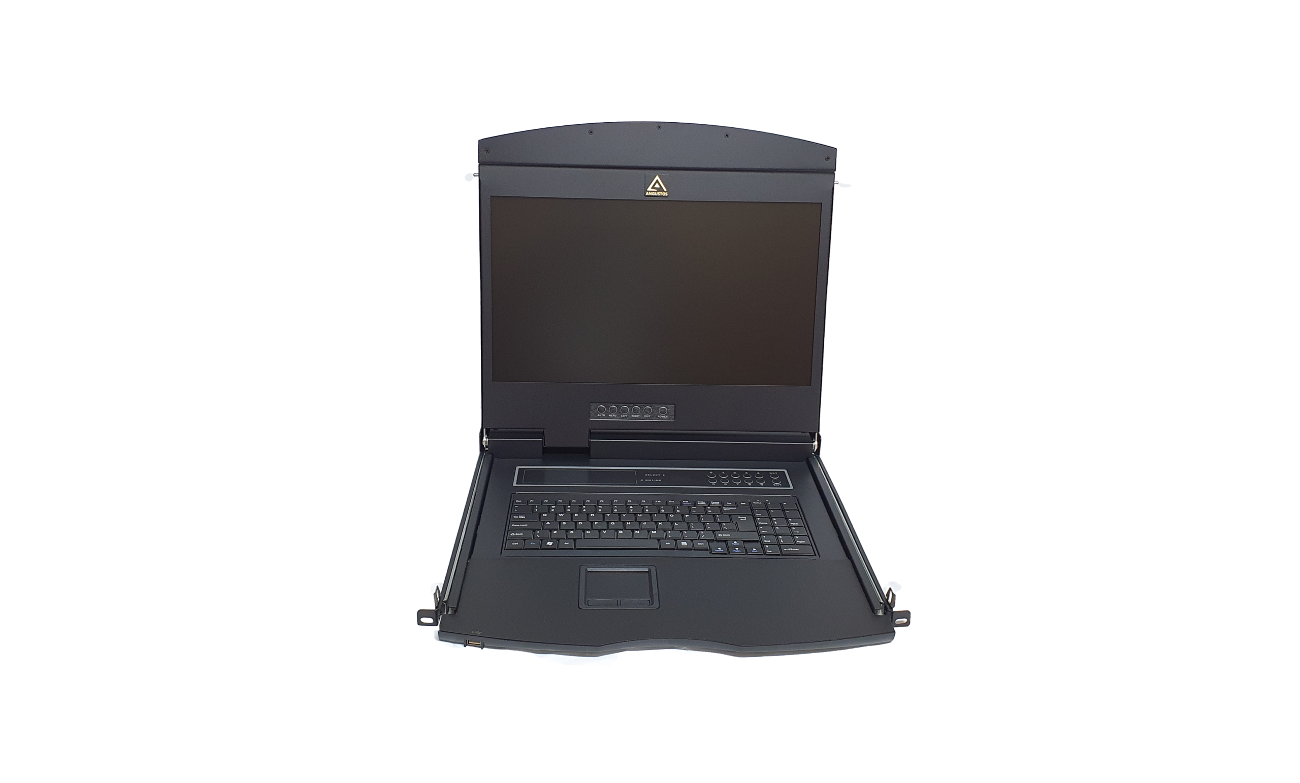 19" 1U single rail LCD w/16 port DB-15 KVM Switch - AL-V916L